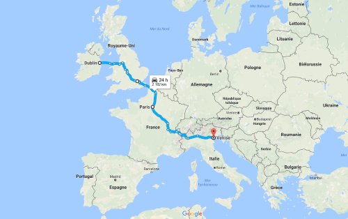Itinéraire roadtrip en europe