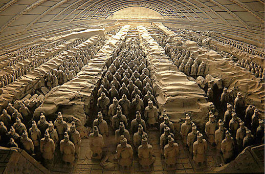 armée de soldat de terre cuite de Xi-an