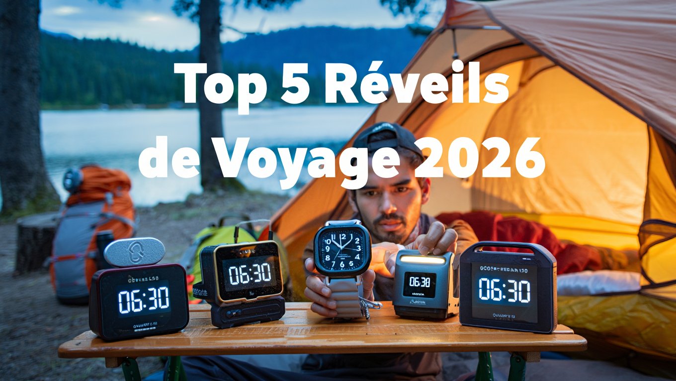 Comparatif des réveils compacts à emporter en voyage