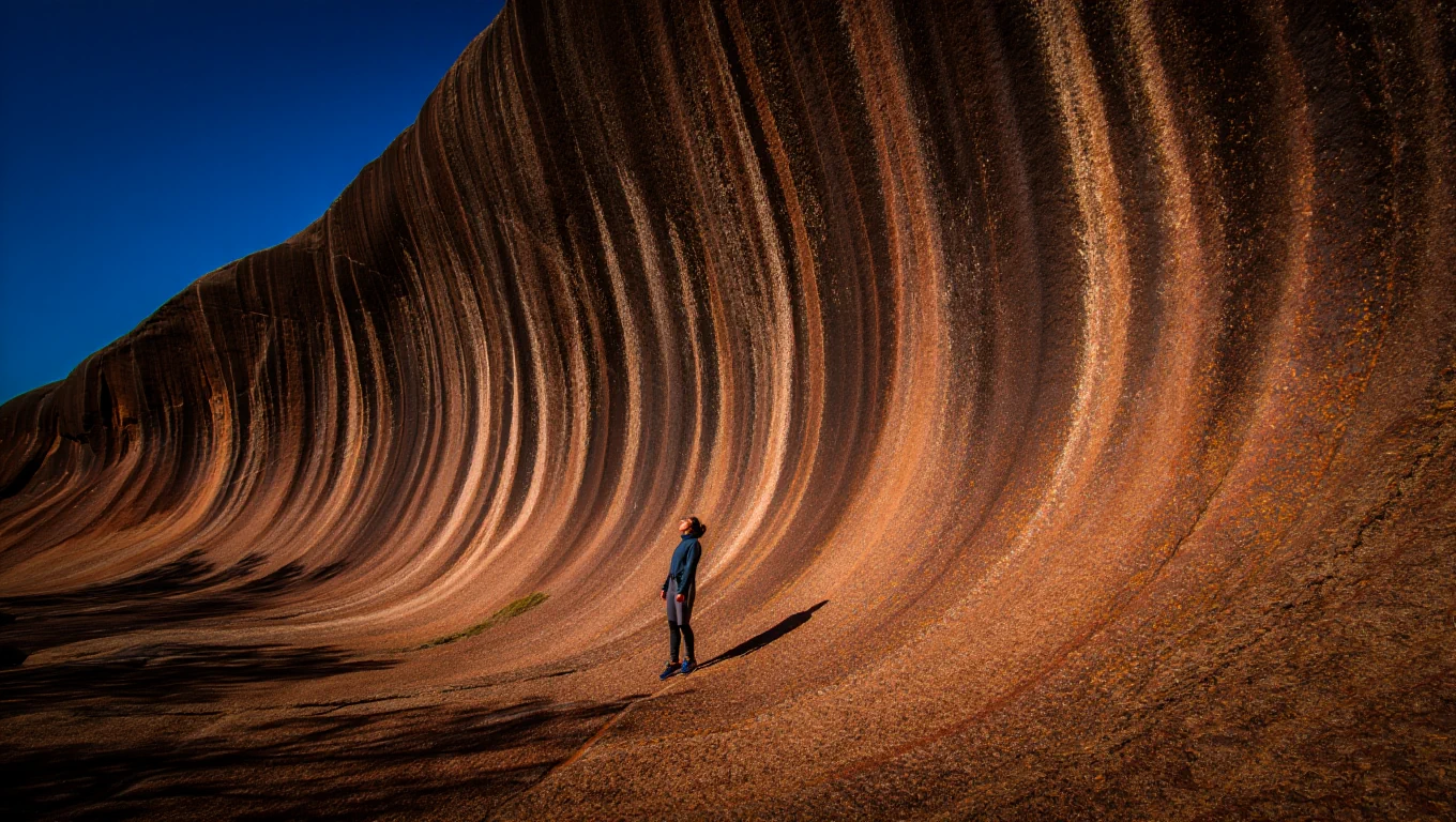 wave rock en australie