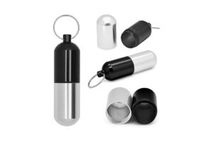 porte clés pilulier et cache billets