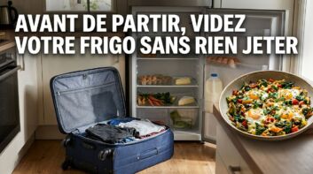 vider son frigo avant les vacances