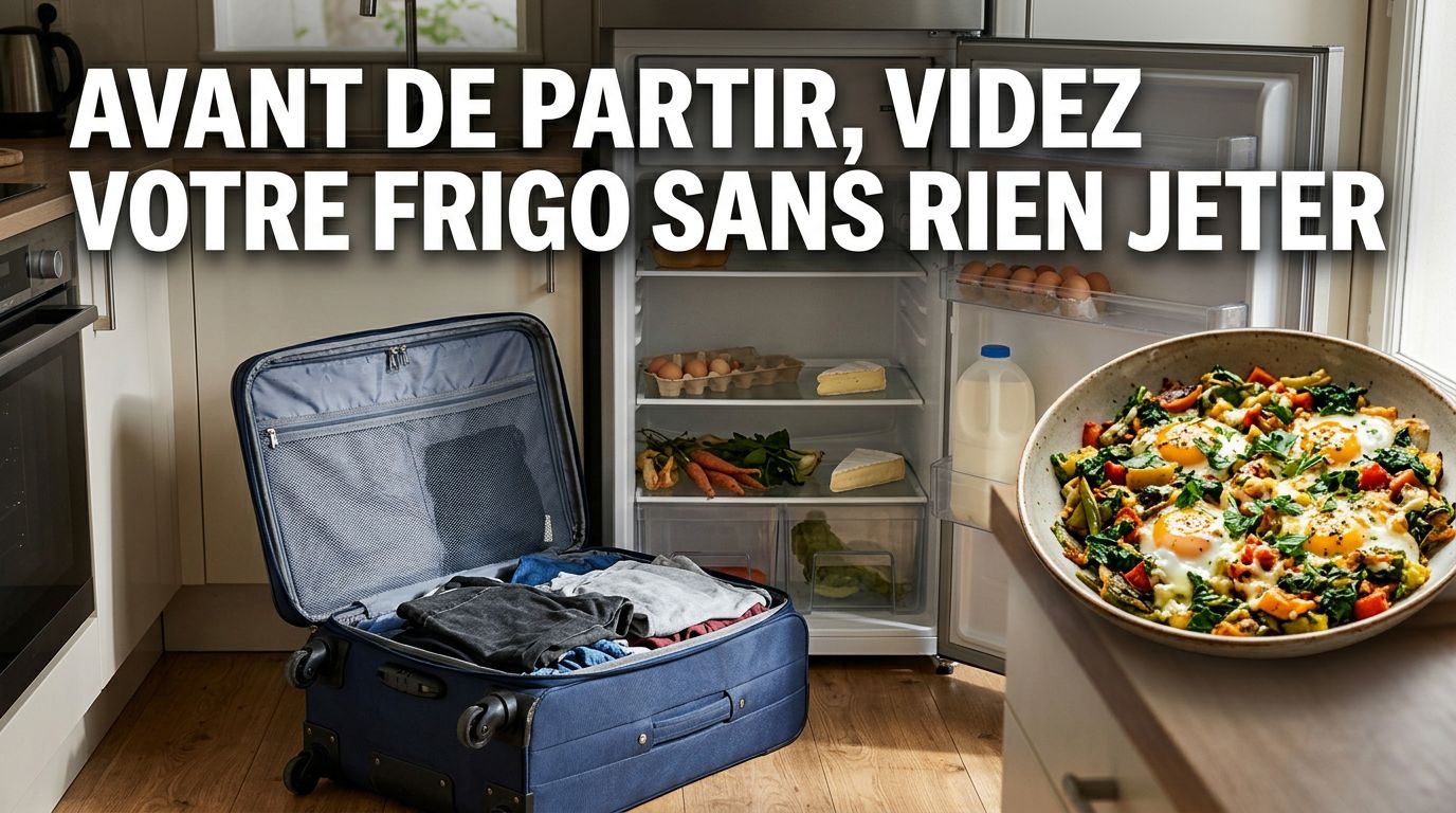 vider son frigo avant les vacances